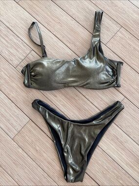 Bronze bikini purchased from St.Tropez